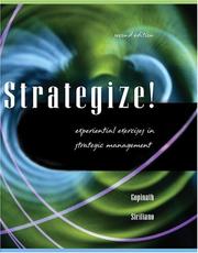 Cover of Strategize! by C. Gopinath