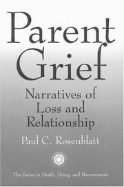 Cover of Parent Grief by Paul Rosenblatt