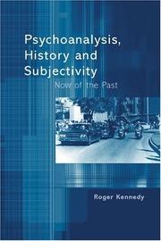 Front cover of Psychoanalysis, History and Subjectivity by Roger Kennedy