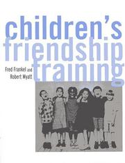 Cover of Children's friendship training by Fred Frankel