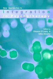 Front cover of New approaches to integration in psychotherapy by Eleanor O'Leary