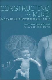 Cover of Constructing a mind by Antonio Imbasciati
