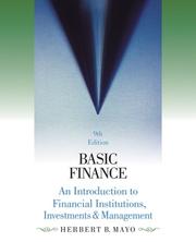 Cover of Basic finance by Herbert B. Mayo