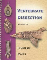 Front cover of Vertebrate Dissection by Dominique G. Homberger