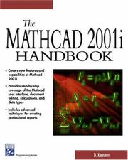 Front cover of The Mathcad 2001i handbook by D. Kiryanov