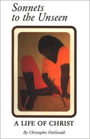 Cover of Sonnets to the Unseen by Christopher Fitzgerald