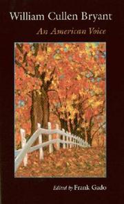 Cover of William Cullen Bryant by William Cullen Bryant