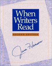 Cover of When writers read by Jane Hansen