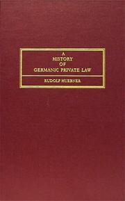 Front cover of Grundzüge des deutschen Privatrechts by Rudolf Hübner