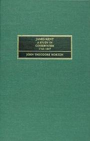 Cover of James Kent by John Theodore Horton