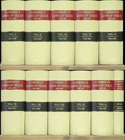 Front cover of The laws of Texas 1822-1897.. by Texas.