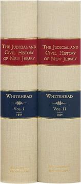 Cover of The judicial and civil history of New Jersey by Whitehead, John