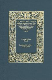 Front cover of Les plees del coron by Staunford, William Sir