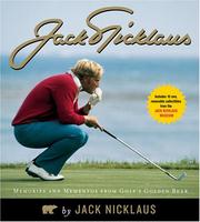 Cover of Jack Nicklaus by Jack Nicklaus