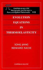 Cover of Evolution equations in thermoelasticity by Sung Chiang