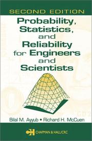 Cover of Probability, statistics, and reliability for engineers and scientists by Bilal M. Ayyub