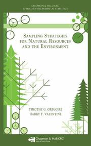 Cover of Sampling techniques for natural and environmental resources by T. G. Gregoire