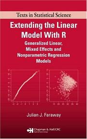 Front cover of Extending the Linear Model with R by Julian J. Faraway