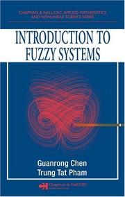 Cover of Introduction to fuzzy systems by Chen, G.