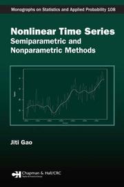 Cover of Nonlinear time series by Jiti Gao