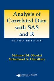 Cover of Analysis of correlated data with SAS and R by M. M. Shoukri