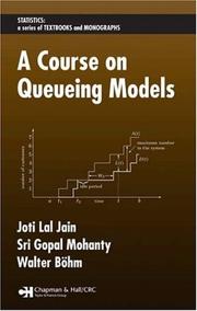 Cover of A course on queueing models by Joti Lal Jain