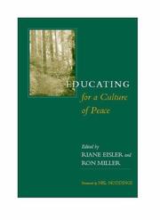Cover of Educating for a culture of peace by Riane Tennenhaus Eisler