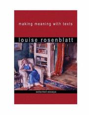 Front cover of Making meaning with texts by Louise M. Rosenblatt