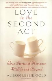 Front cover of Love in the second act by Alison Leslie Gold