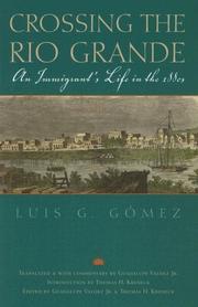 Front cover of Crossing the Rio Grande by Luis G. Gómez