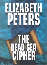 Cover of The Dead Sea cipher by Elizabeth Peters