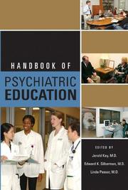 Front cover of Handbook of psychiatric education by Jerald Kay