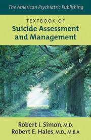 Front cover of The American Psychiatric Publishing textbook of suicide assessment and management by Robert I. Simon