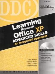 Front cover of Learning Microsoft Office XP advanced skills by Linda Hefferin