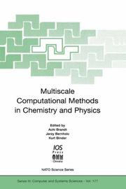 Cover of Multiscale computational methods in chemistry and physics by Achi Brandt