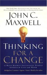 Cover of Thinking for a Change by John C. Maxwell