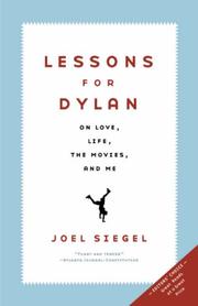 Cover of Lessons for Dylan by Joel Siegel