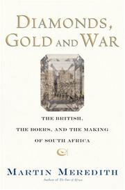 Front cover of Diamonds, Gold, and War by Martin Meredith