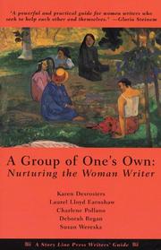 Front cover of A group of one's own by Charlene Pollano