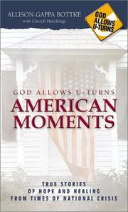 Cover of God Allows U-Turns American Moments by Allison Gappa Bottke