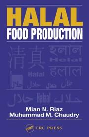 Front cover of Halal food production by Mian N. Riaz