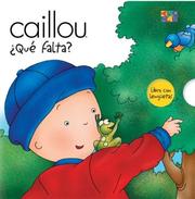 Front cover of Caillou by Fabien Savary