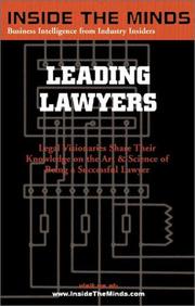 Front cover of Leading Lawyers by Aspatore Books