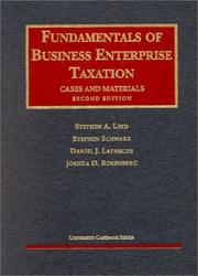 Cover of Fundamentals of business enterprise taxation by Stephen A. Lind