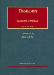 Front cover of Remedies by Edward Domenic Re