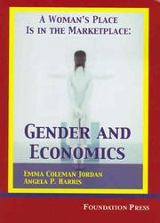 Cover of A woman's place is in the marketplace by Emma Coleman Jordan