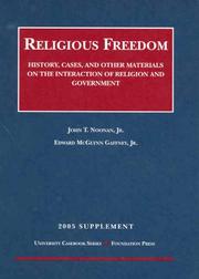 Front cover of Religious Freedom by John Thomas Noonan, Jr.
