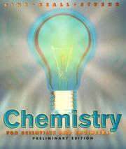 Front cover of Chemistry for scientists and engineers by Leonard W. Fine