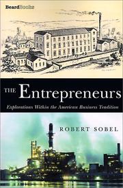 Cover of The entrepreneurs by Robert Sobel