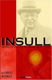 Cover of Insull by Forrest McDonald